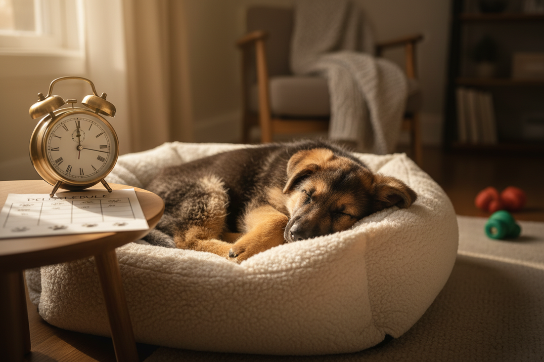 German Shepherd Puppy Sleep Schedule