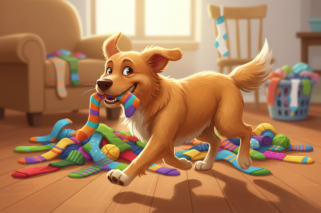 The Mystery of Dogs Stealing Socks