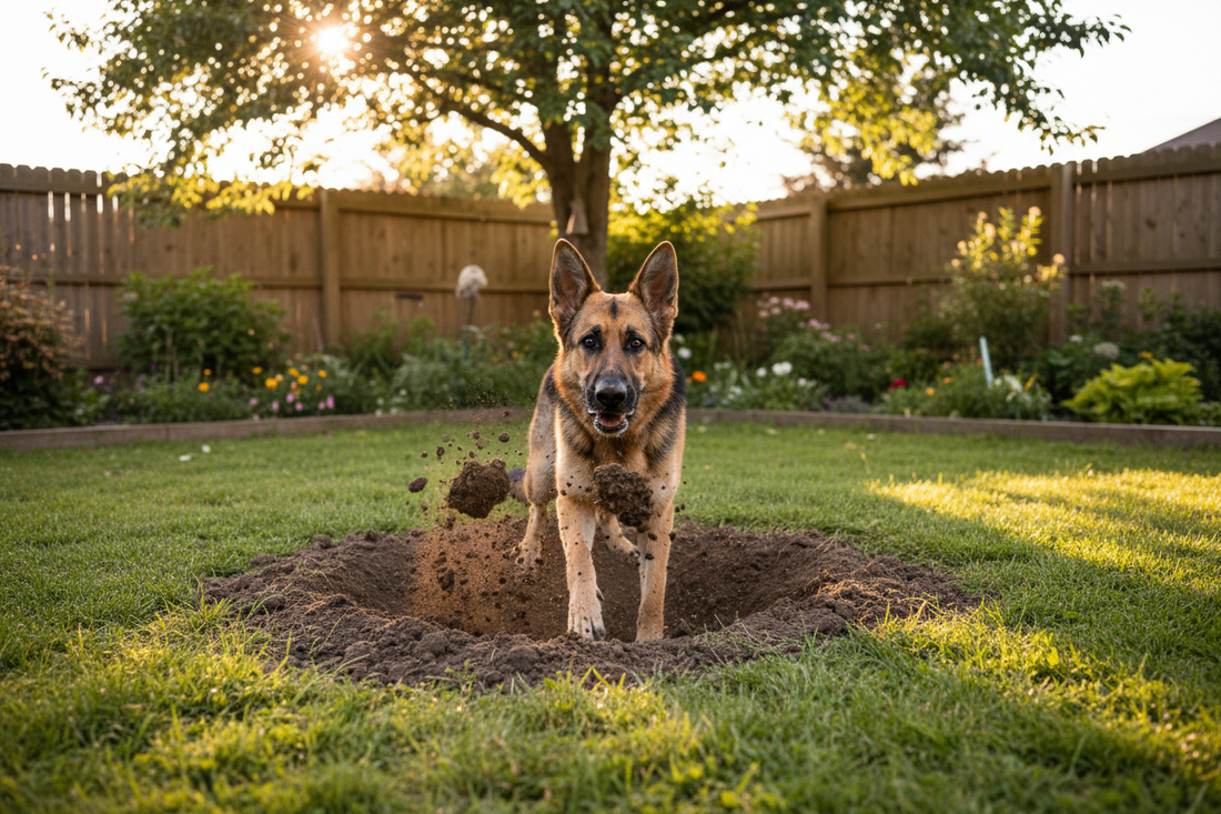 Why Do German Shepherds Dig Holes?