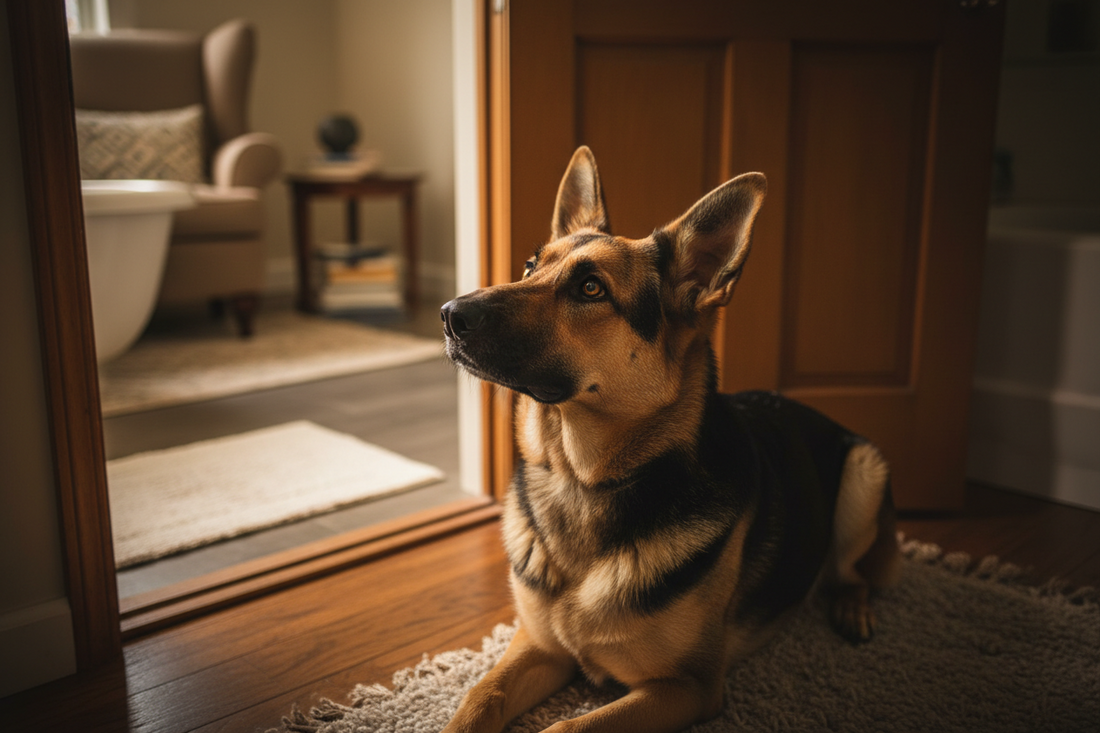 Why Do German Shepherds Follow You to the Bathroom?