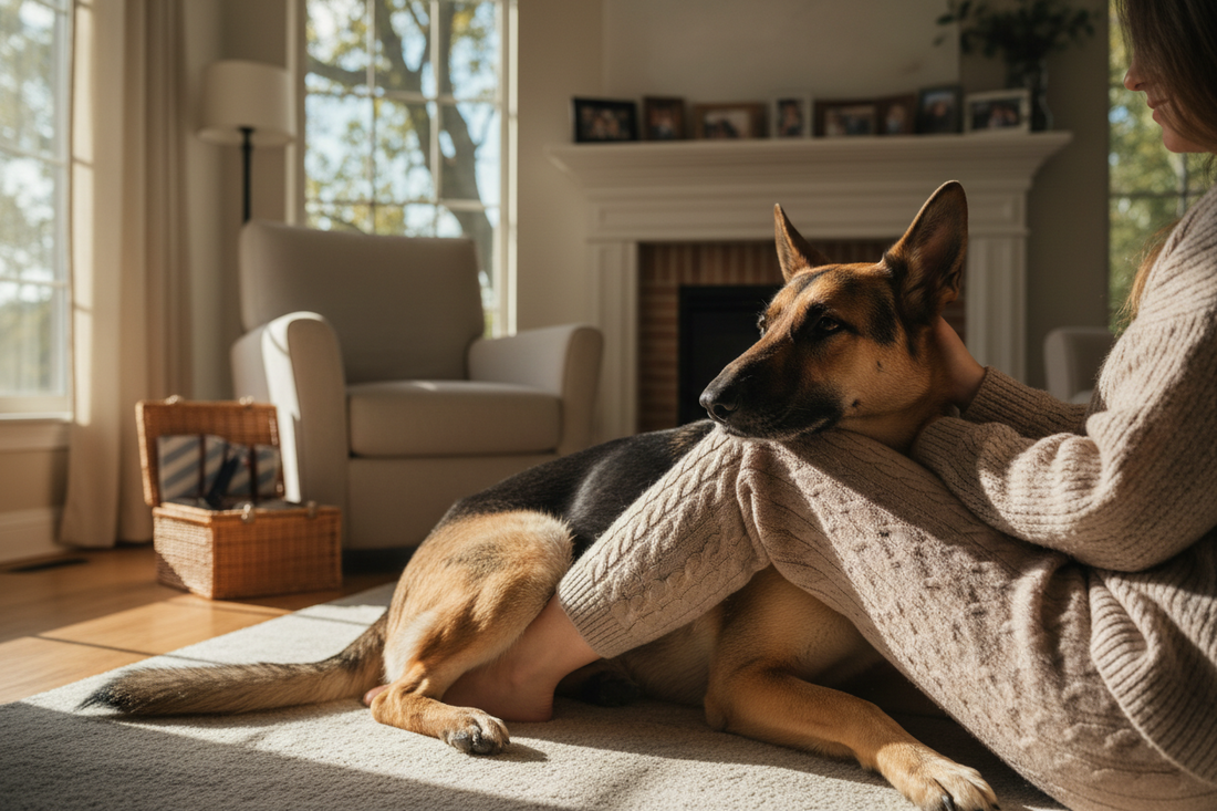Why Do German Shepherds Lean on You?