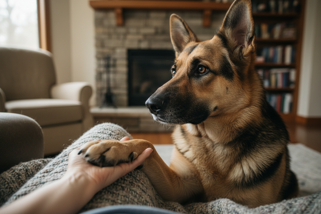 Why Do German Shepherds Put Their Paw on You?