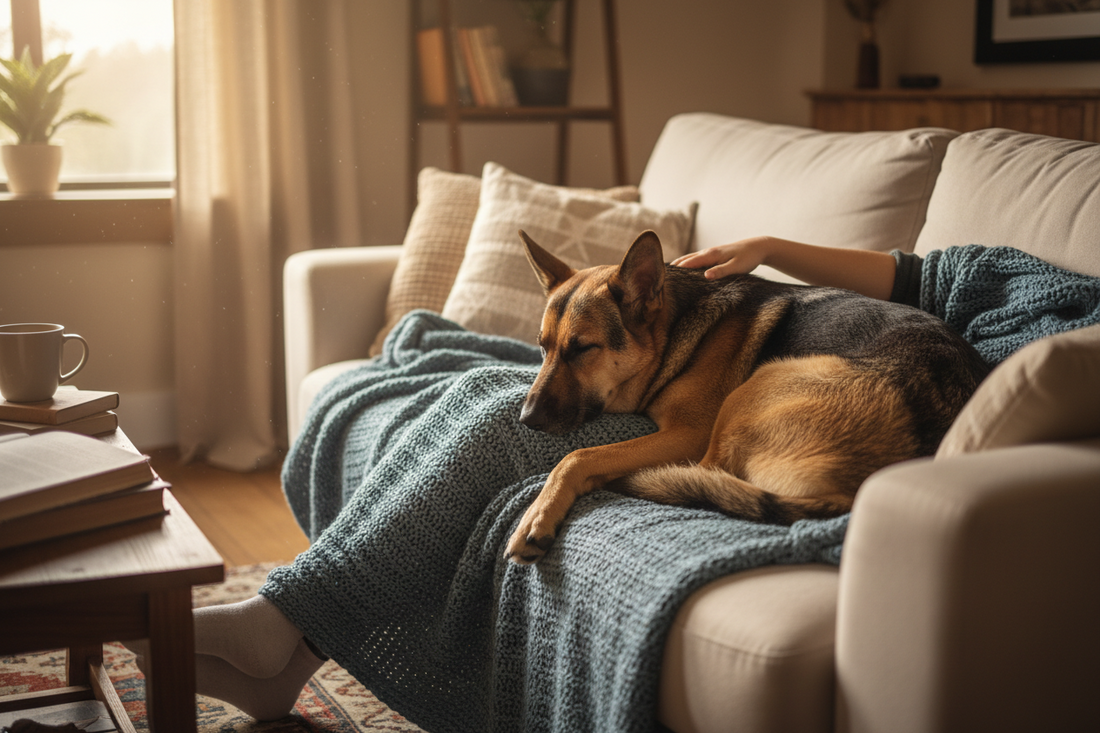 Why Do German Shepherds Sleep on You?