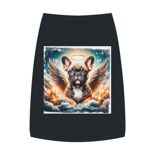 Pet Tank Top French Bulldog Pets Printify M Black