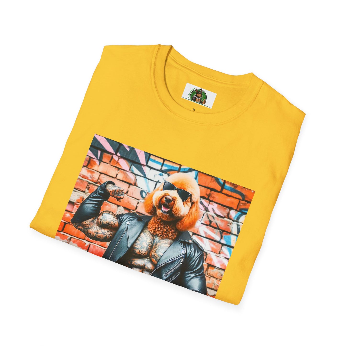Golden Doodle muscles t shirt