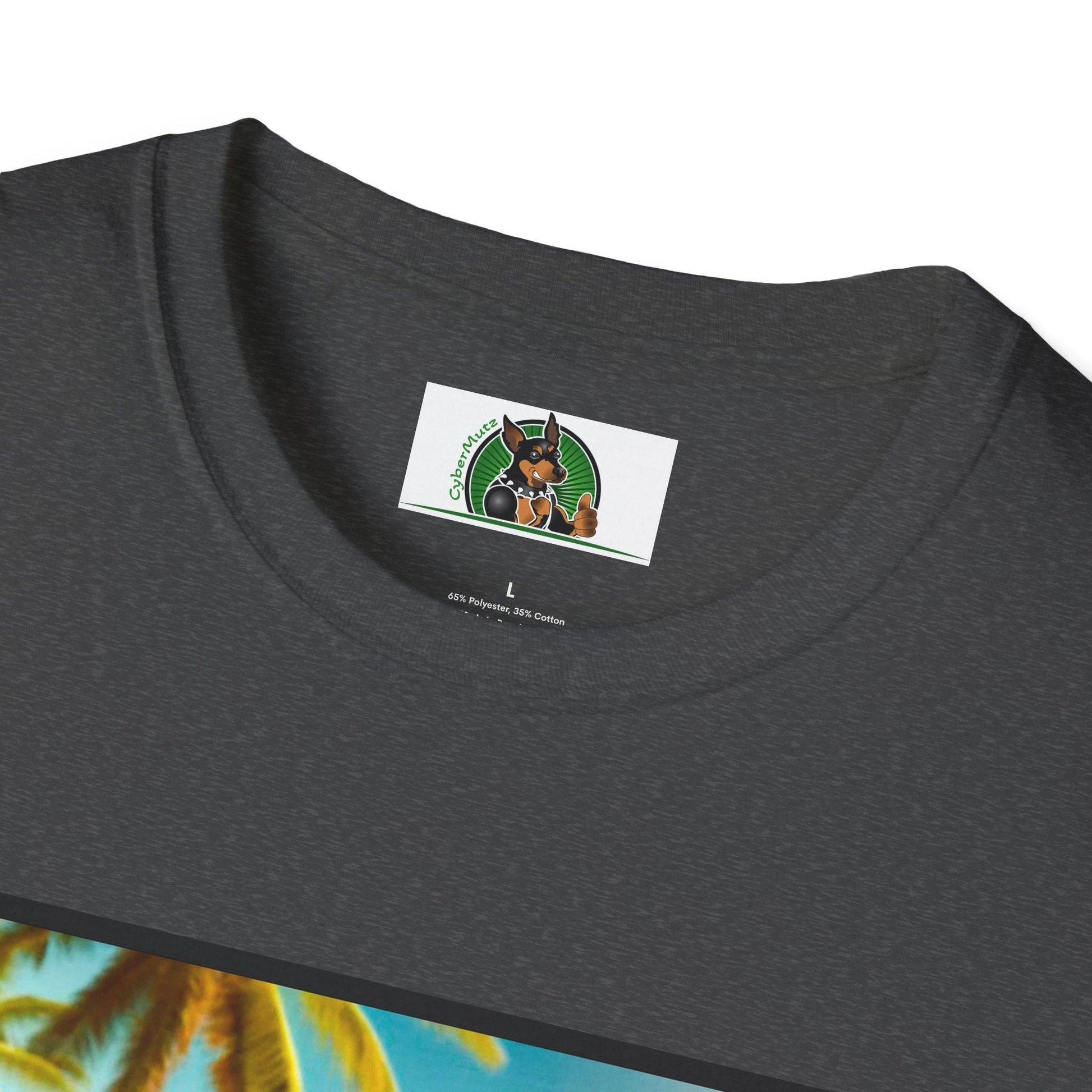Australian Shepherd Beach Frisbee Dog Graphic Tee Unisex Soft Style Shirt for Dog Lovers T-Shirt Printify