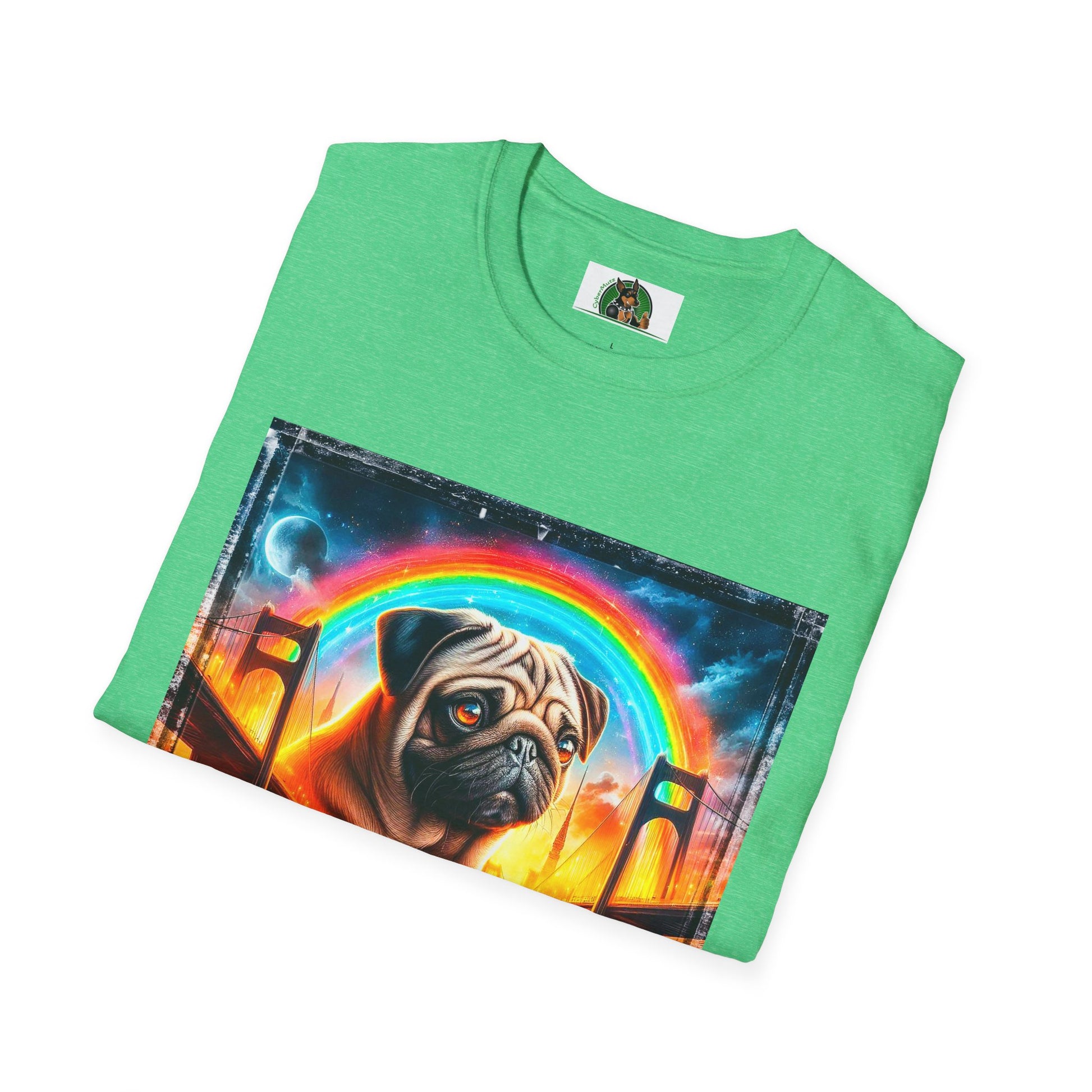 Pugs T-Shirt Printify   