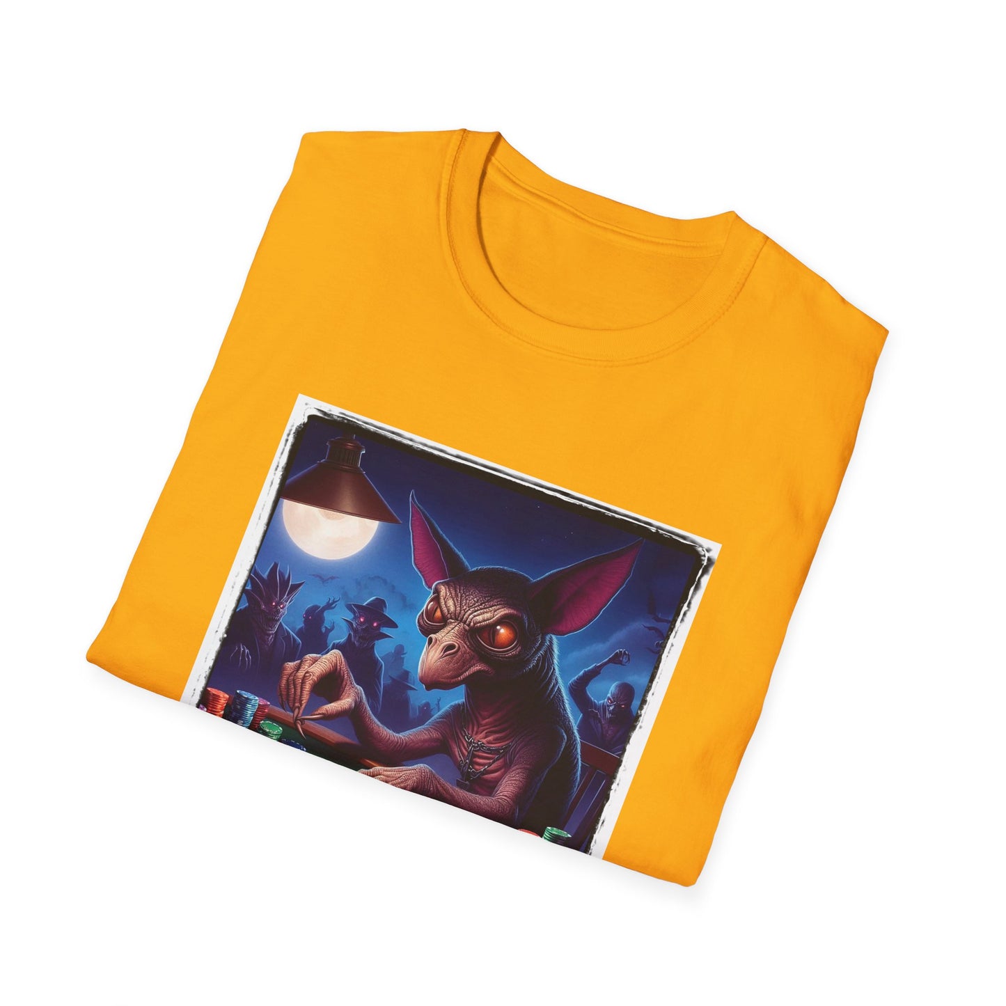 Chupacabra card playing t shirt