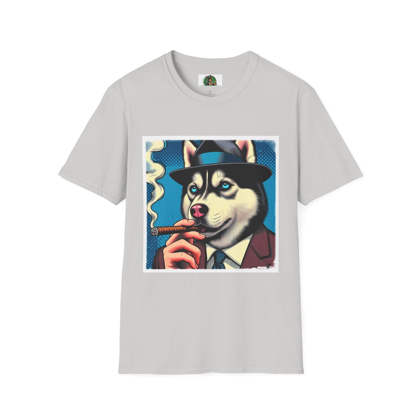 Husky T-Shirt Printify S Ice Grey 