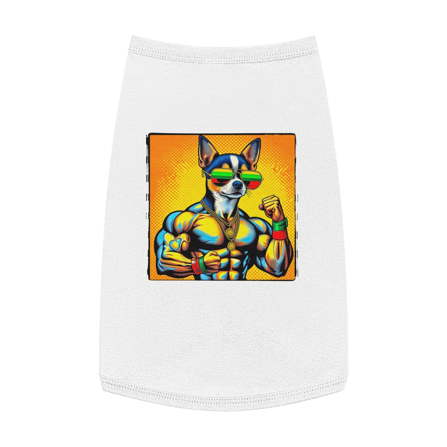 Pet Tank Top Chihuahua Pets Printify L White