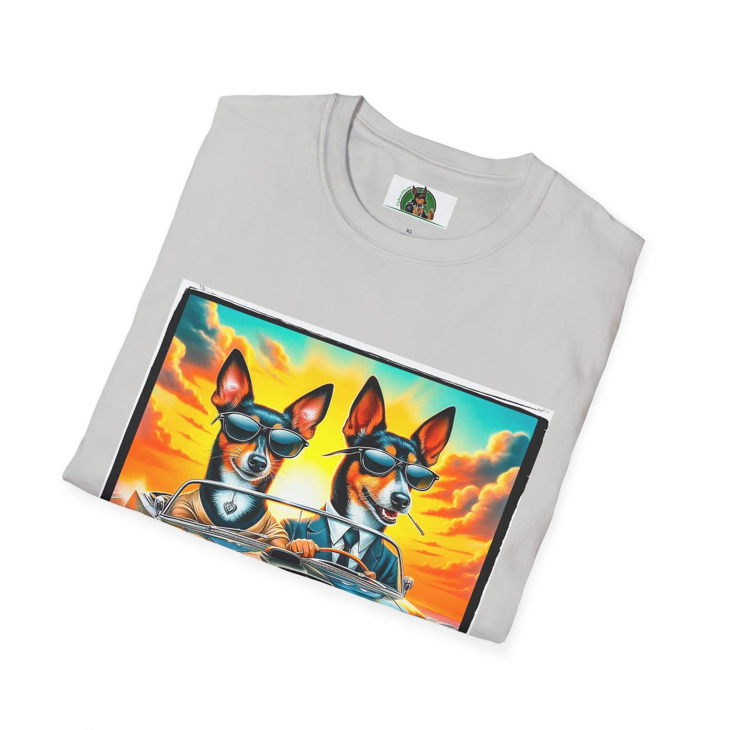 Wacky Rat Terrier T-Shirt T-Shirt Printify   