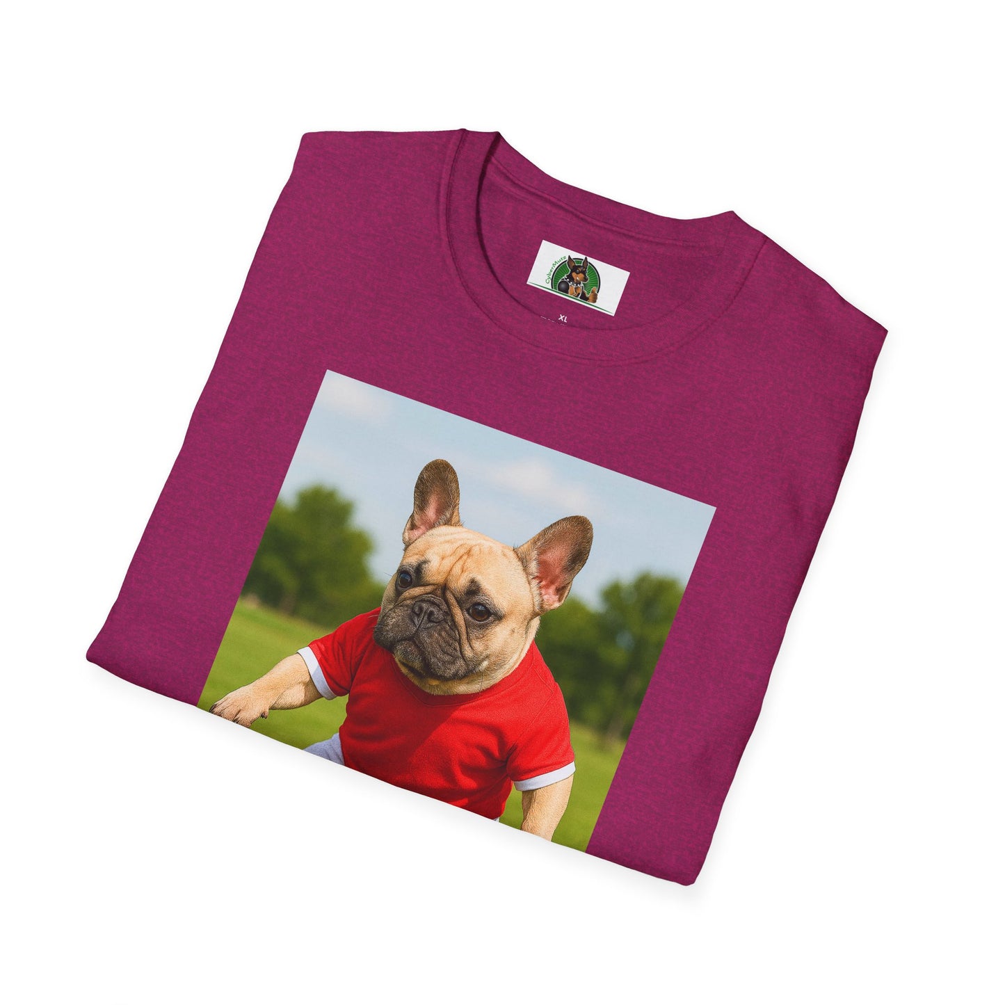 Sports Soccer French Bulldog T-Shirt