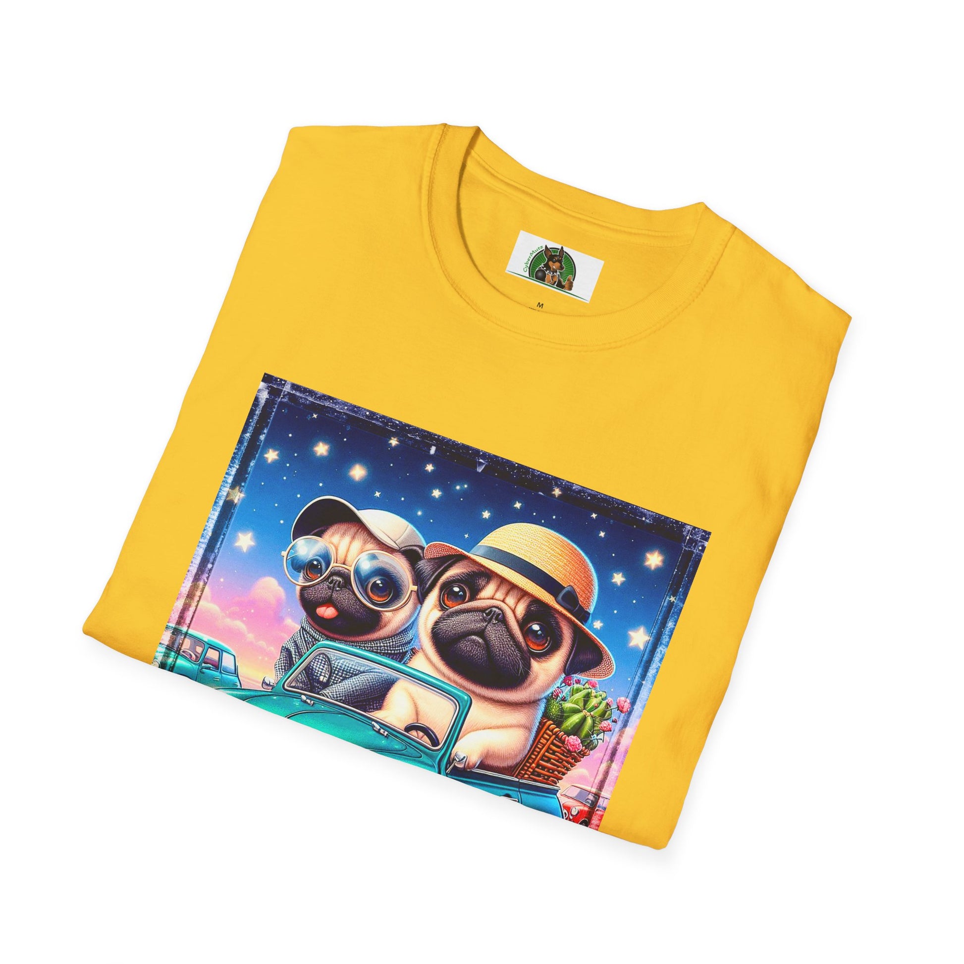 Wacky Pugs T-Shirt Printify   