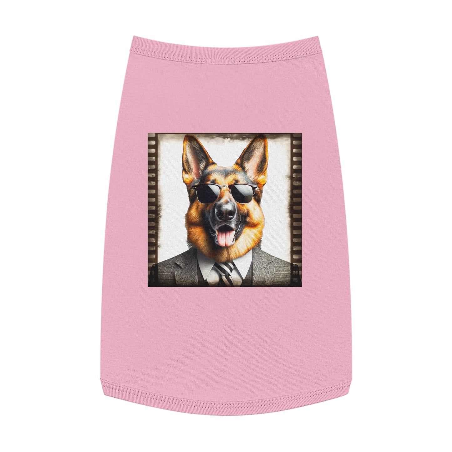 Pet Tank Top German Shepherd Pets Printify L Pink 