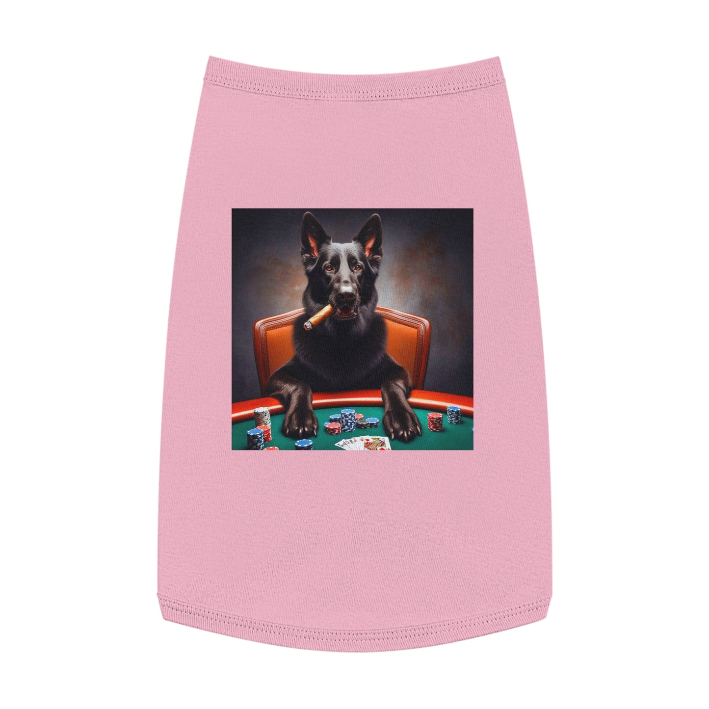 Pet Tank Top German Shepherd Pets Printify L Pink 