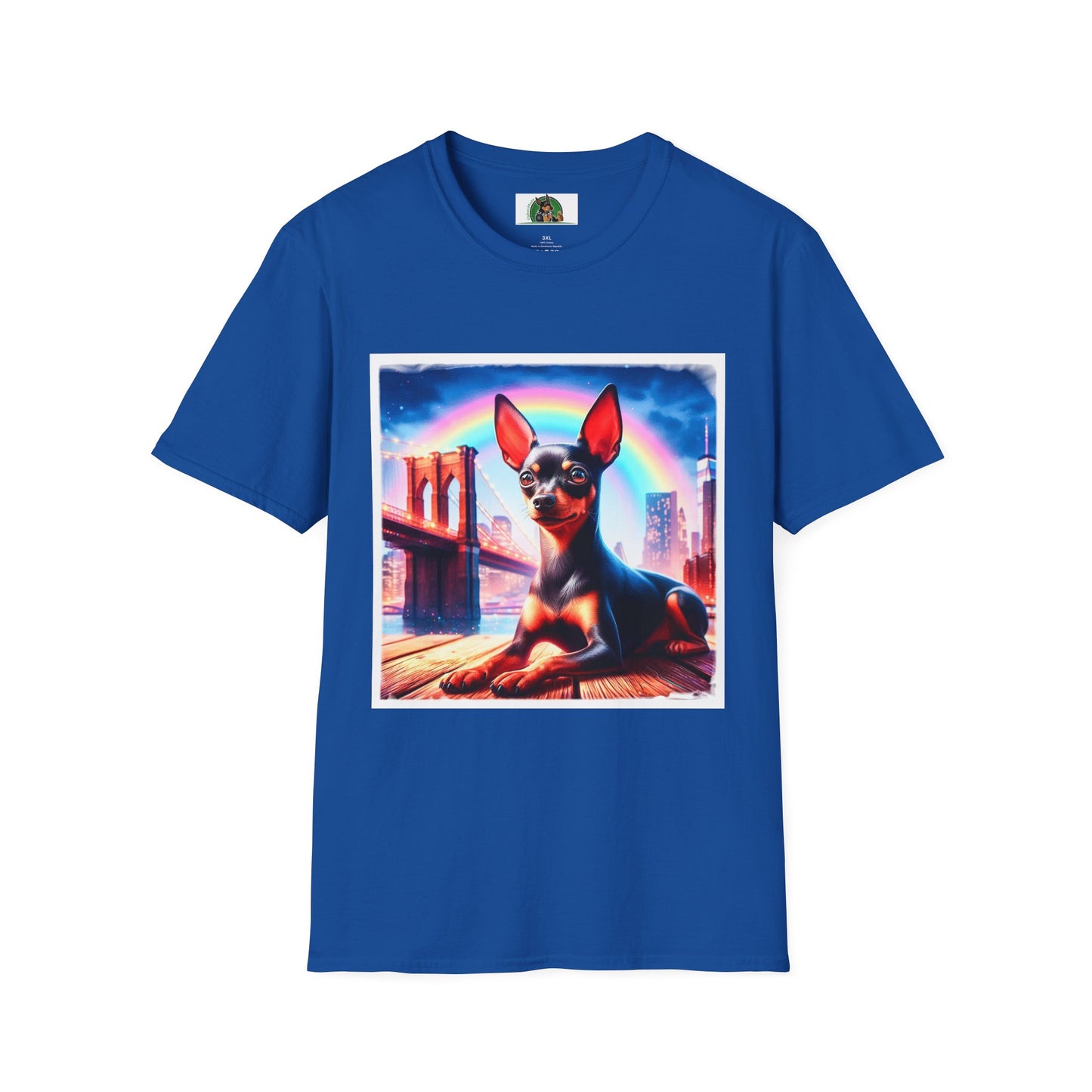 Min Pin T-Shirt T-Shirt Printify XS Royal 