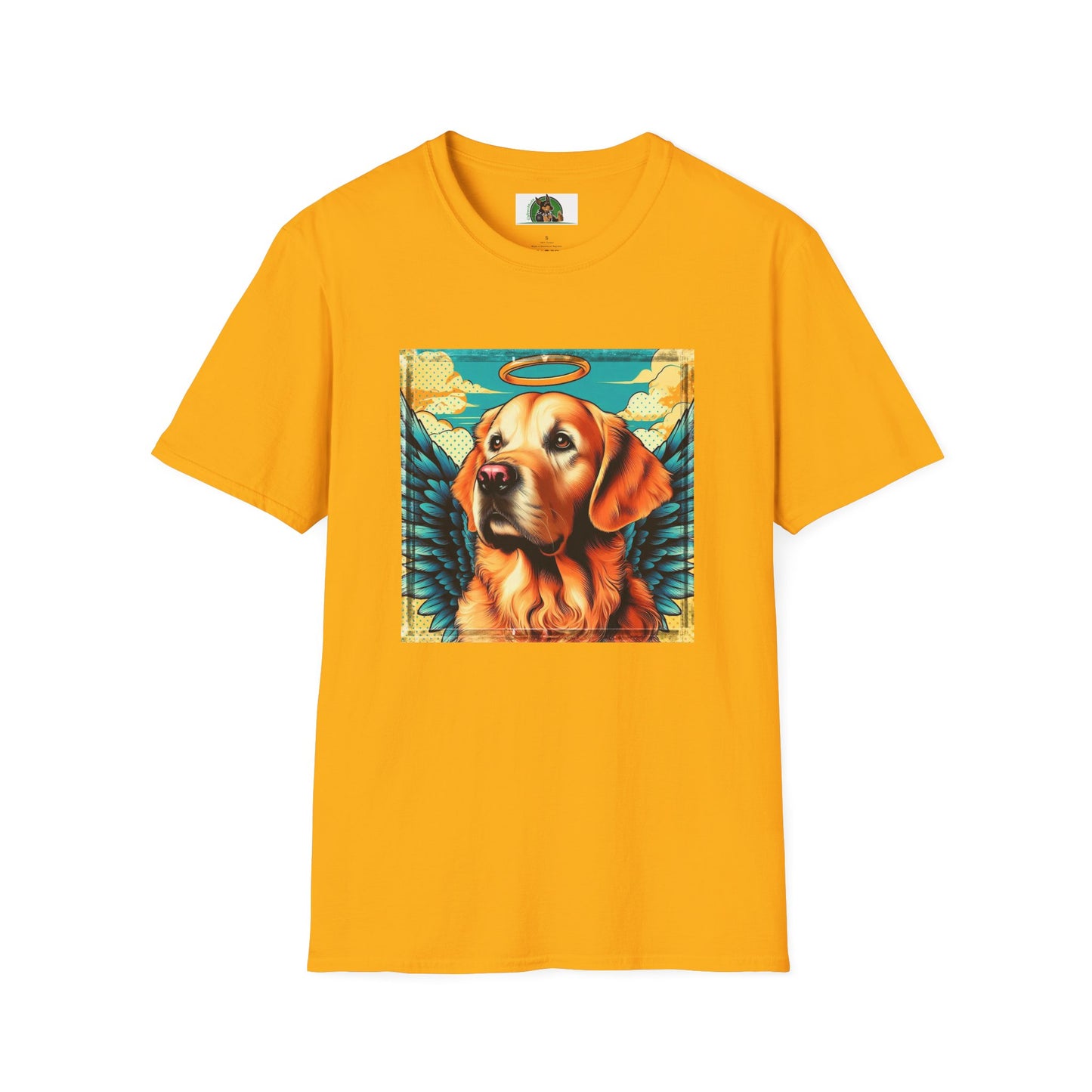 Golden Retriever pretty Angel shirt T-Shirt Printify S Gold