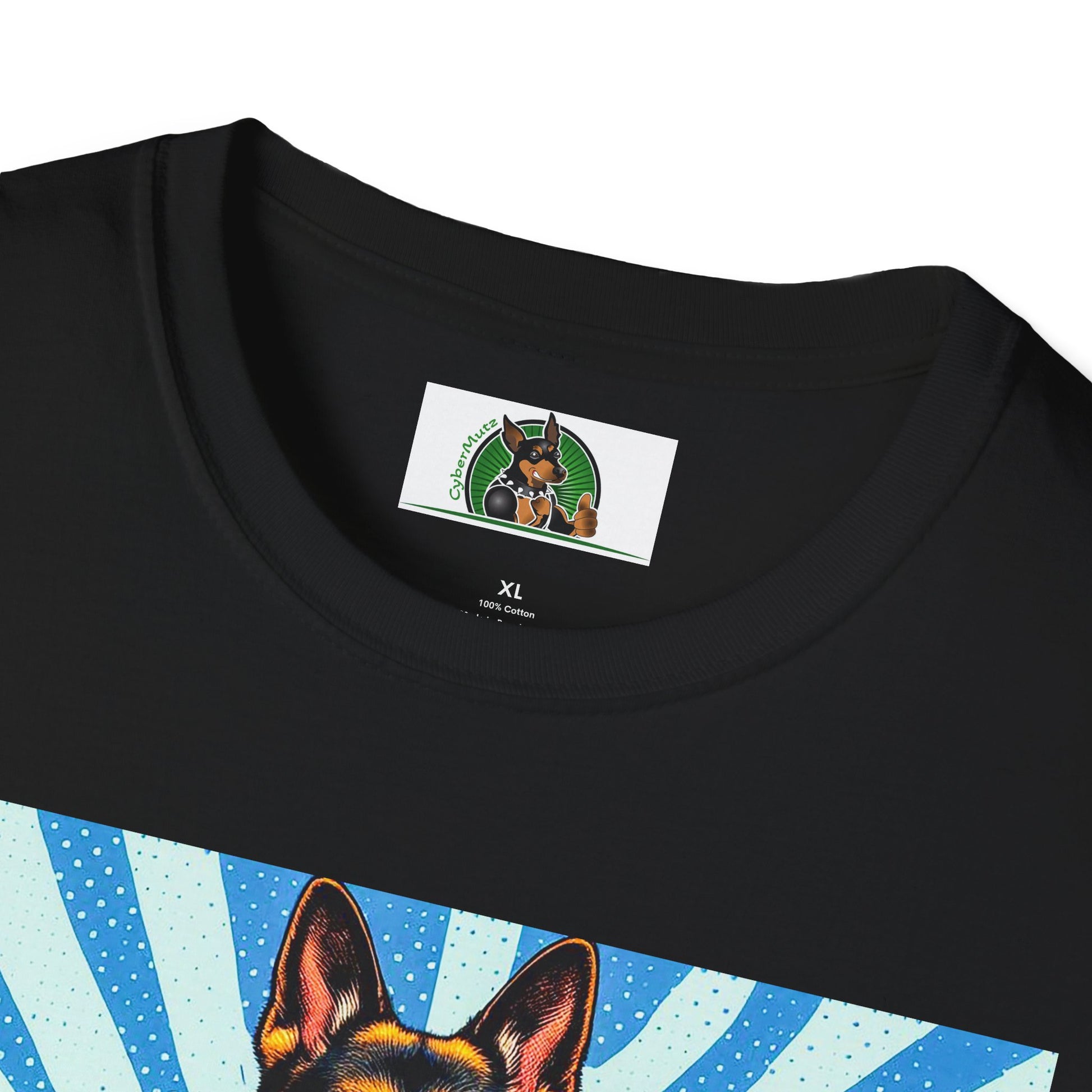 German Shepherd working out shirt T-Shirt Printify