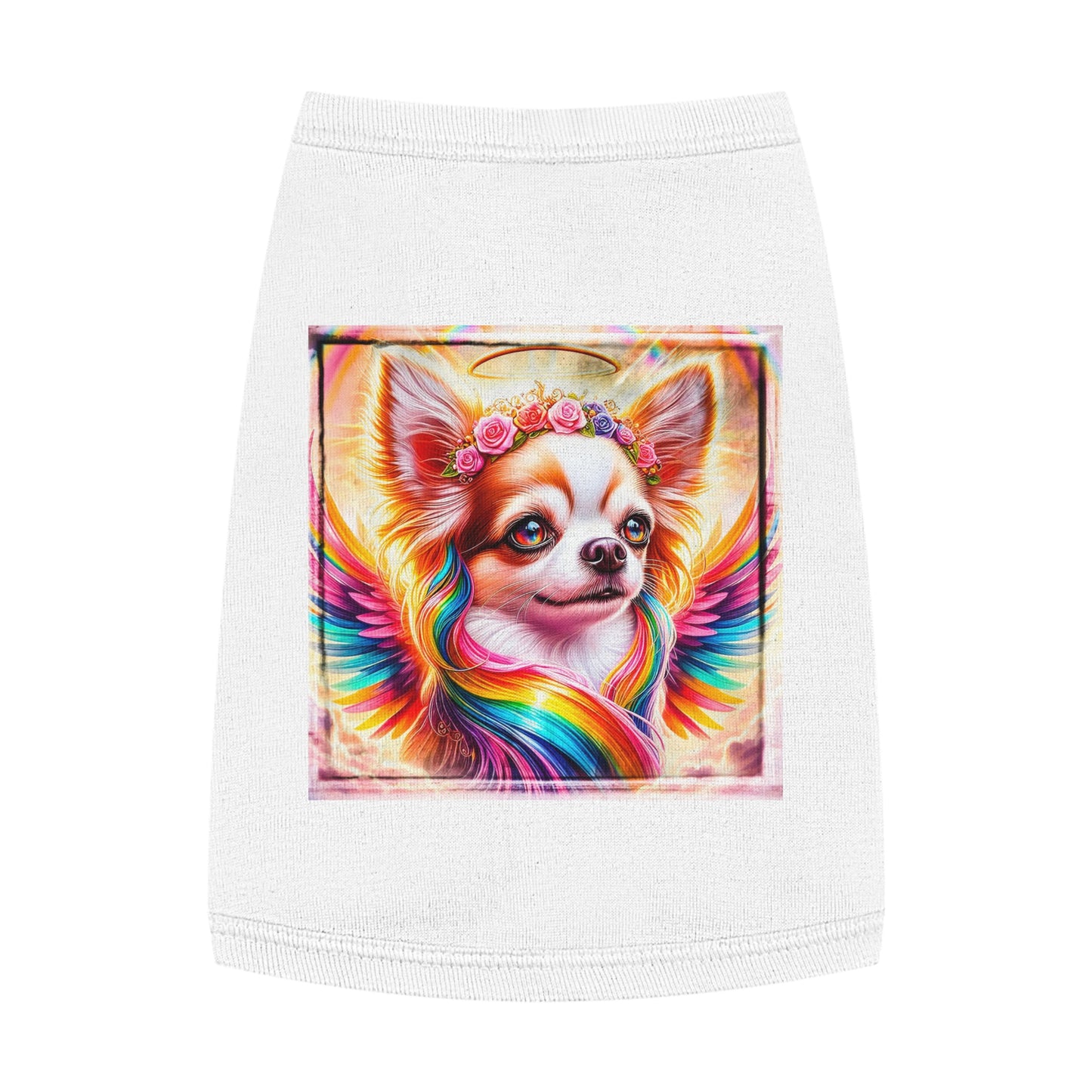 Pet Tank Top Chihuahua Pets Printify M White