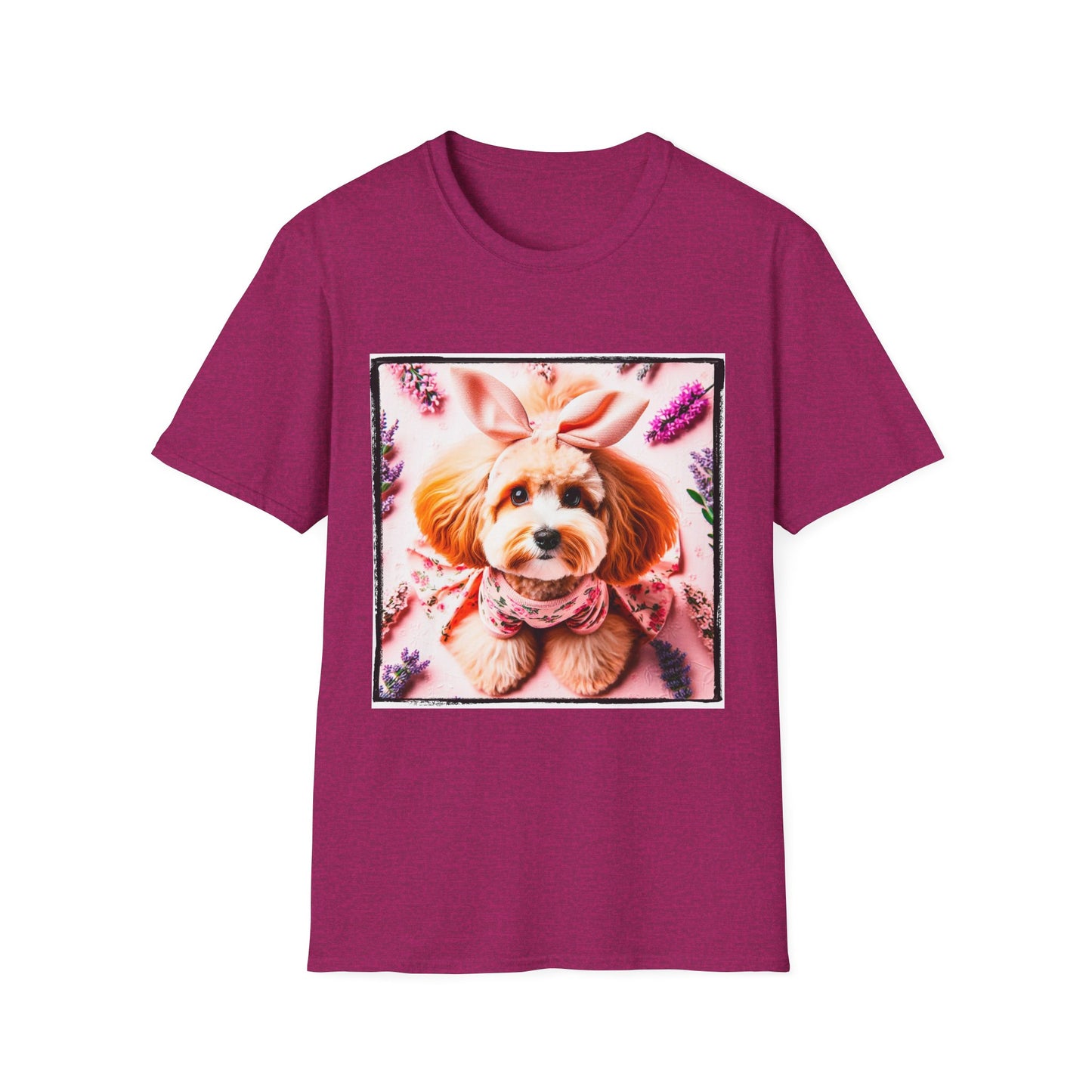 CockerPoo T-Shirt Printify S Antique Heliconia