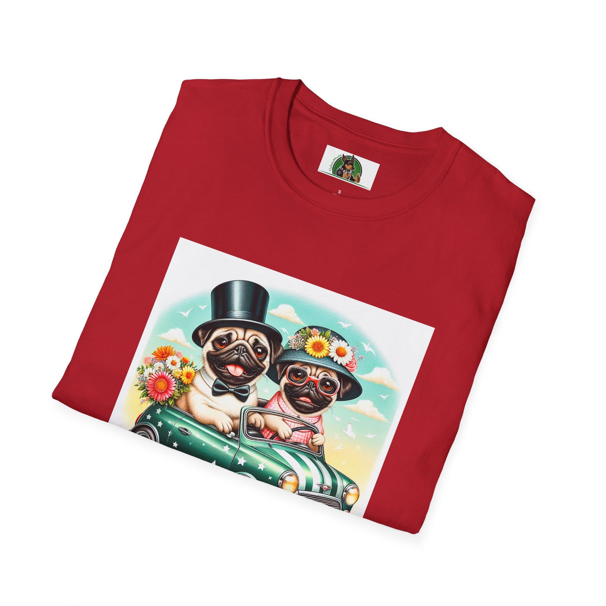 Wacky Pugs T-Shirt Printify   