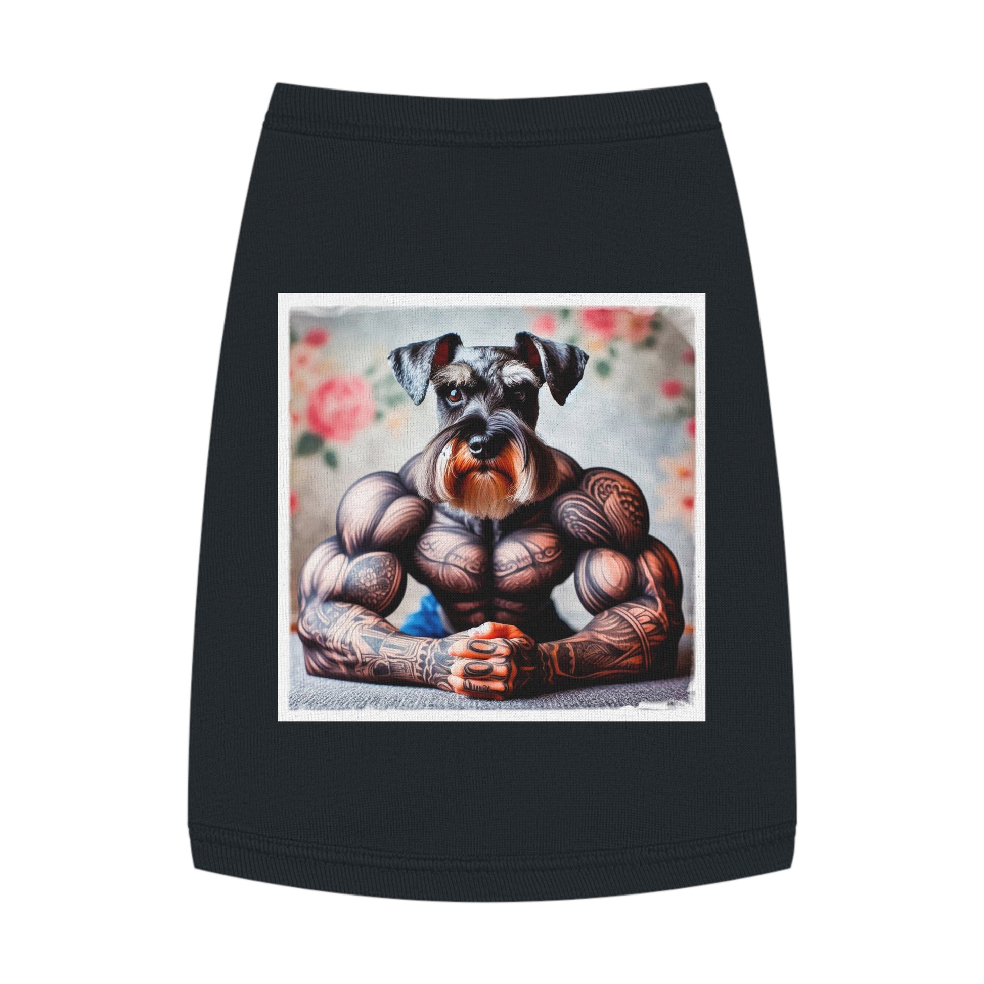 Pet Tank Top Miniature Schnauzer Pets Printify   