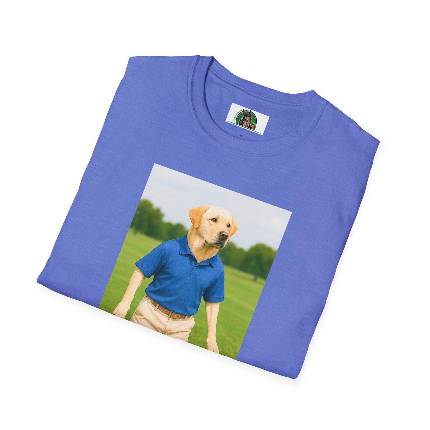 Labrador Retriever Golf T-Shirt — Sports Dog Tee for Dog Lovers by Printify