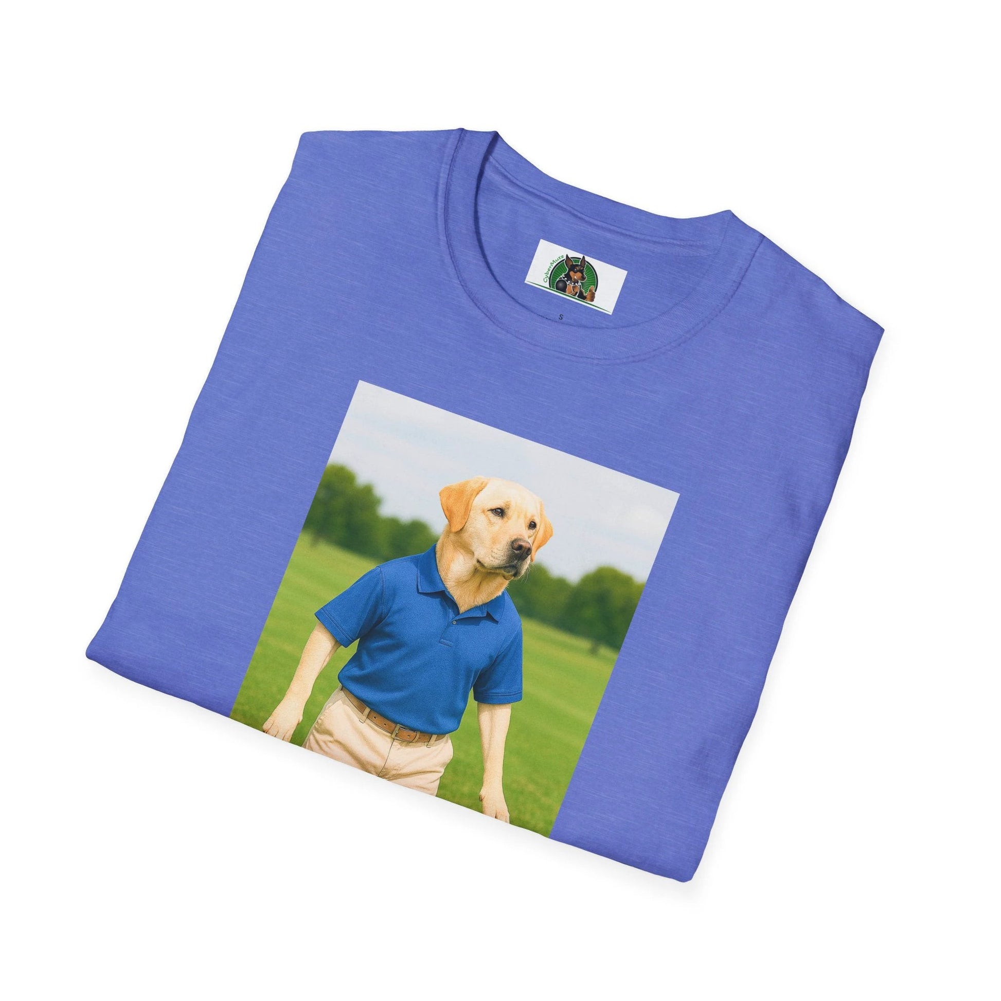 Labrador Retriever Golf T-Shirt — Sports Dog Tee for Dog Lovers by Printify