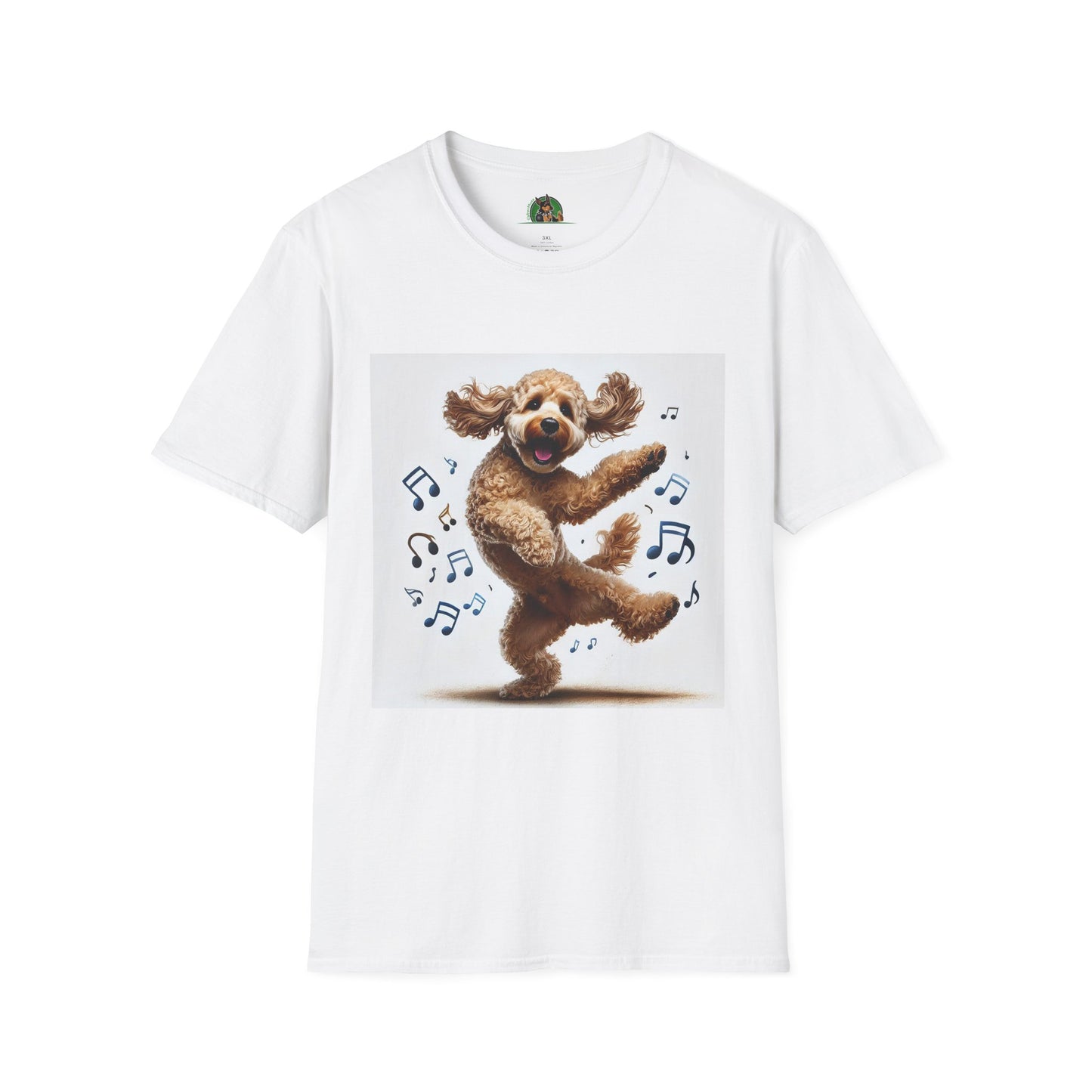 Dancing CockerPoo T-Shirt T-Shirt Printify XS White