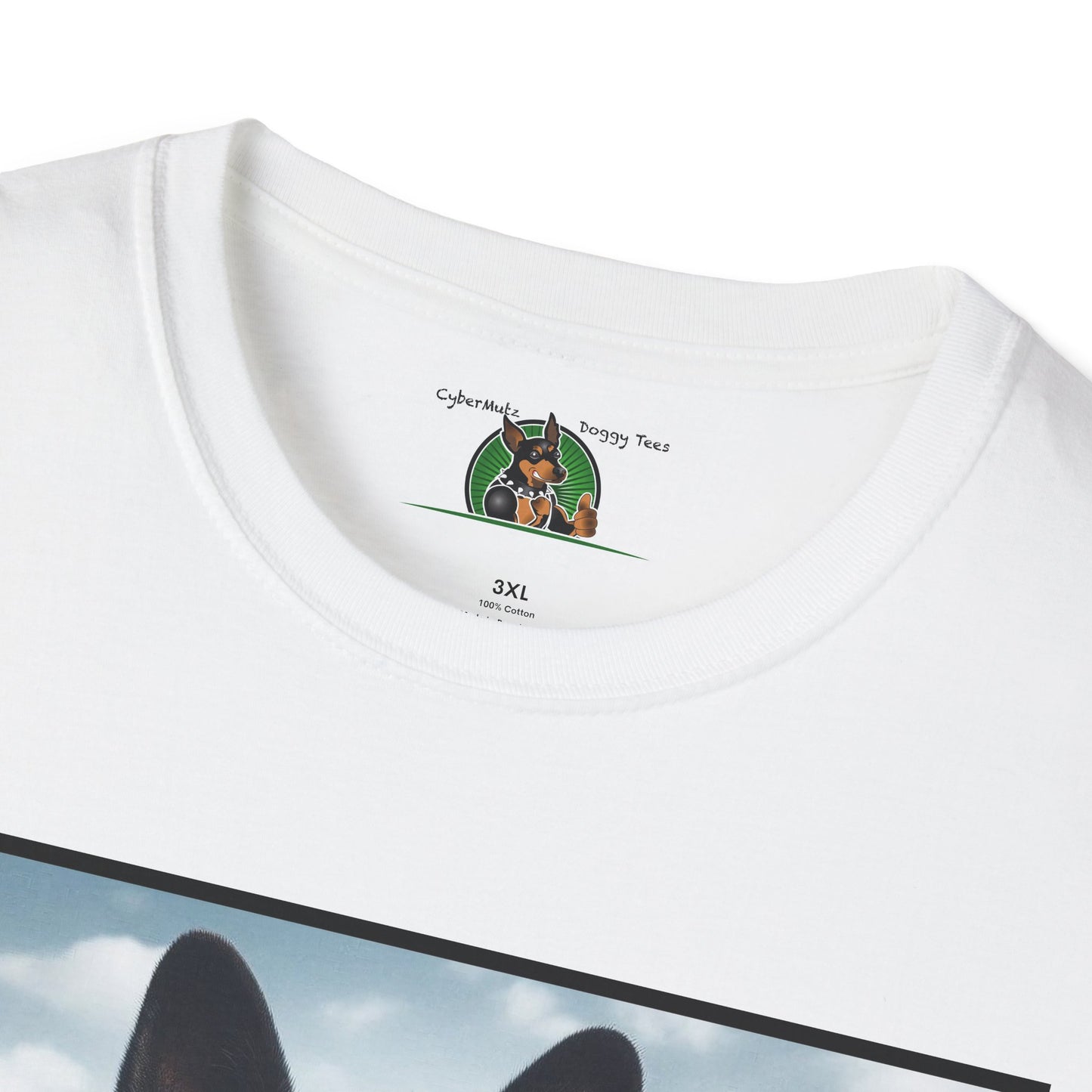 German Shepherd Agent Dog Single Image of Dog Unisex Softstyle T-Shirt T-Shirt Printify