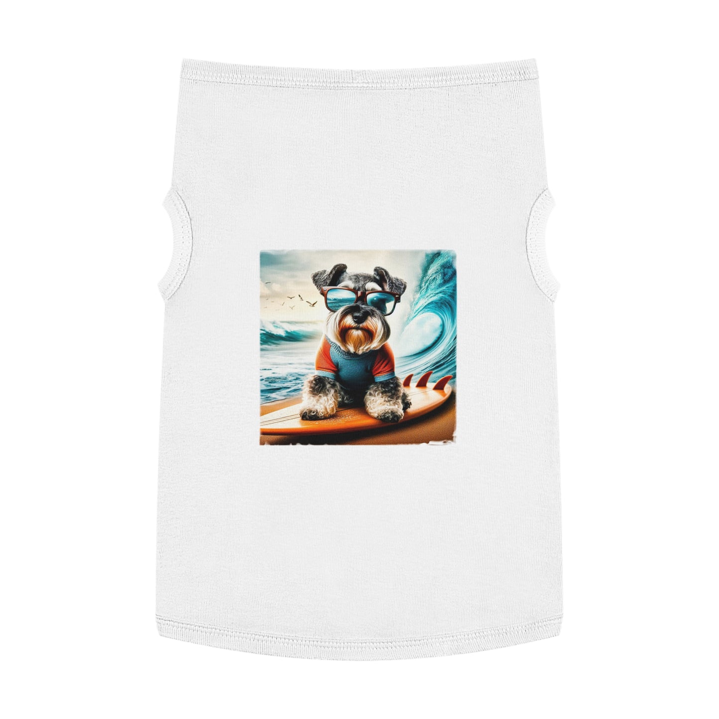 Pet Tank Top Miniature Schnauzer Pets Printify   