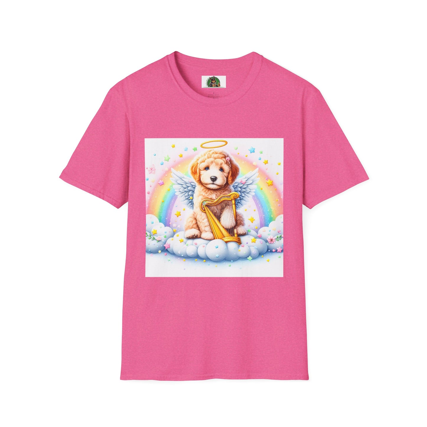 Golden Doodle T-Shirt Printify S Heather Heliconia