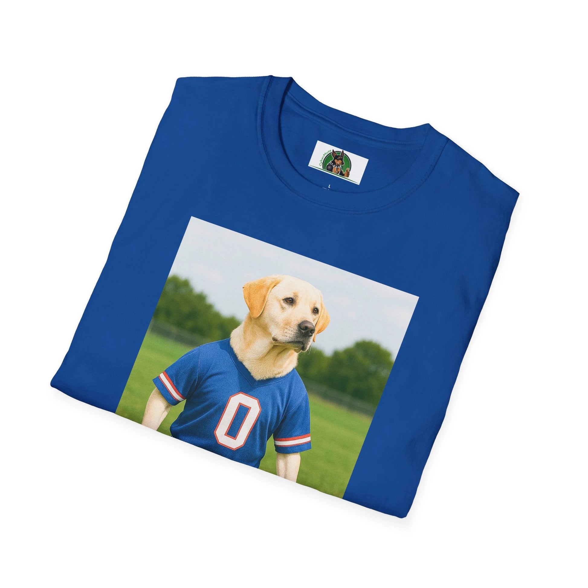 Labrador Retriever Soccer T-Shirt — Dog Lover Sports Tee T-Shirt Printify