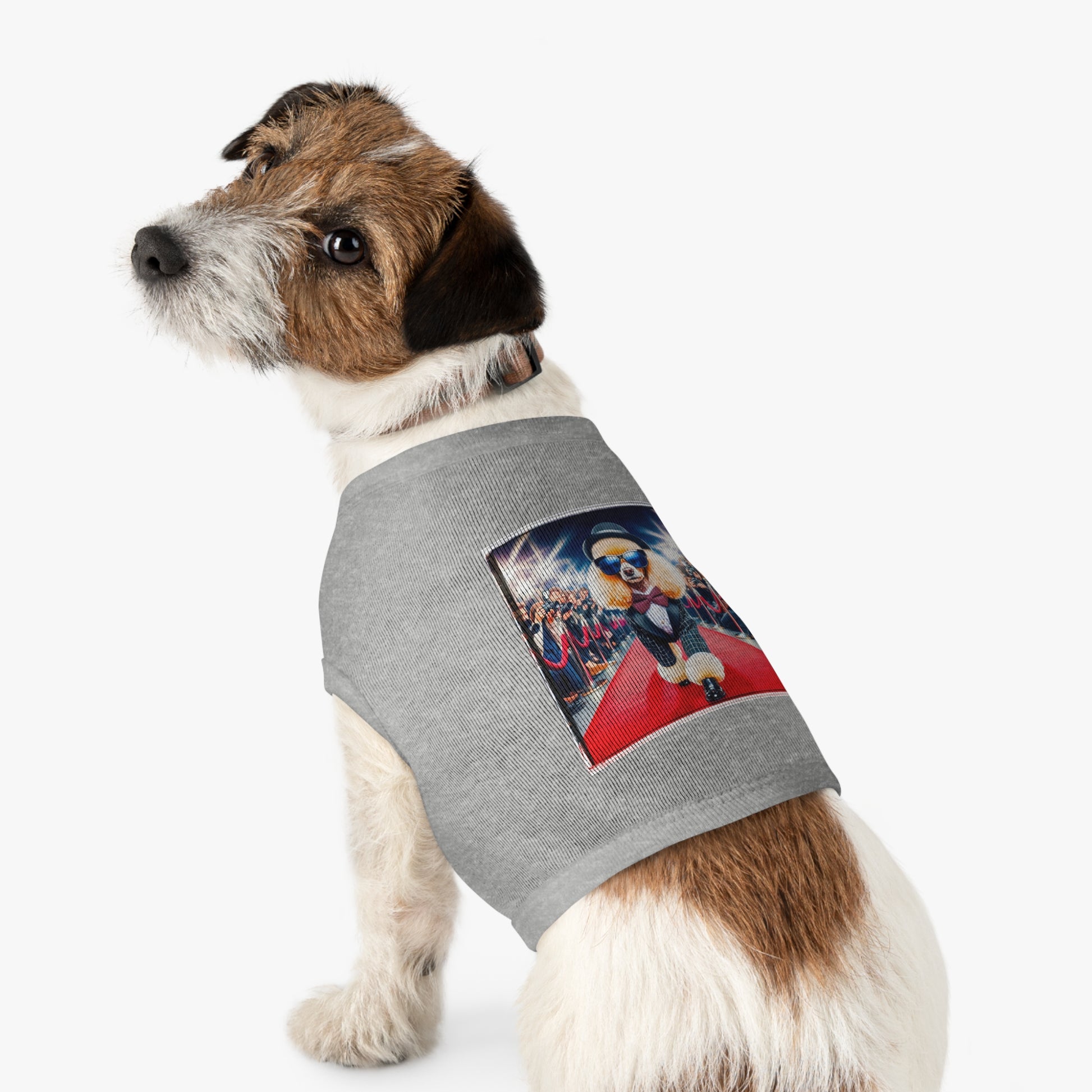 Pet Tank Top Poodle Hollywood beauty Pets Printify