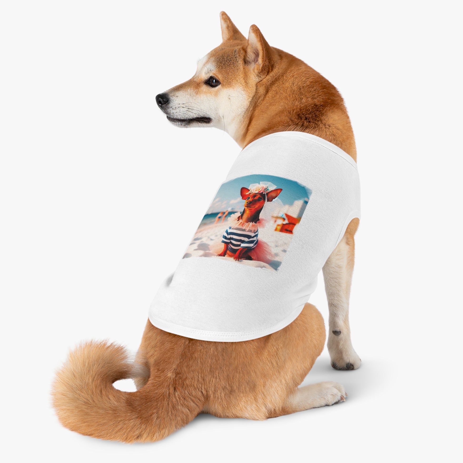 Dog Tank Top - Min Pin Tank Tops Pets Printify   