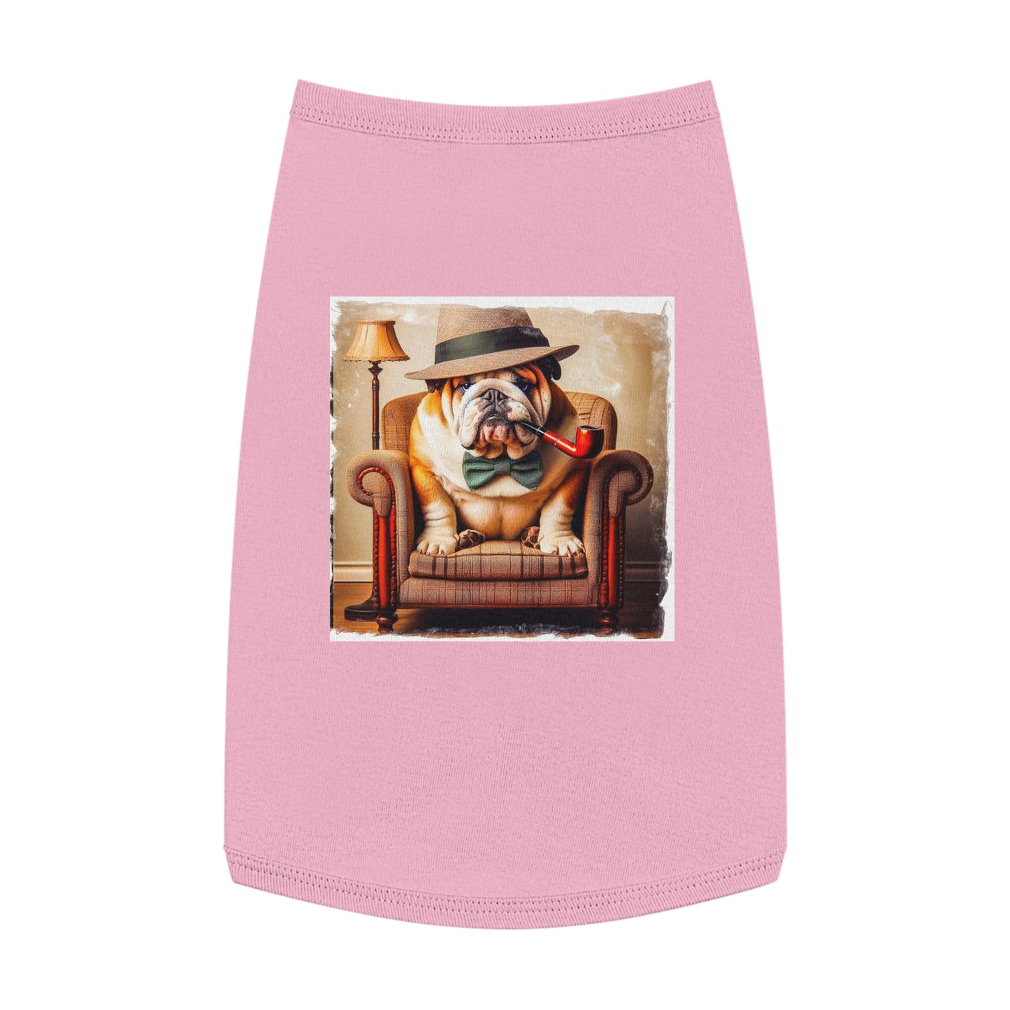 Pet Tank Top Bulldog Pets Printify L Pink 