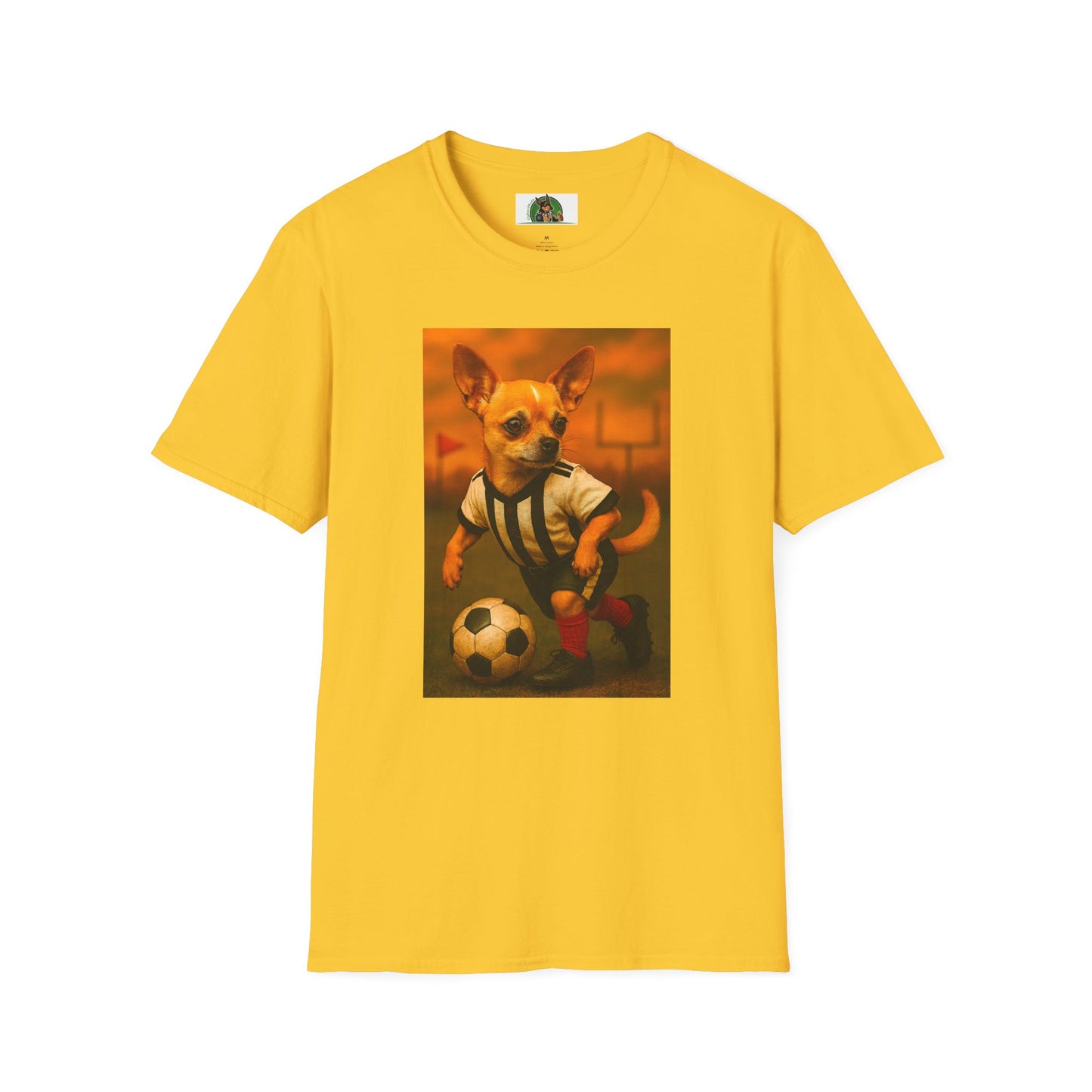 Chihuahua Soccer T-Shirt Sports T-Shirt Printify Daisy S