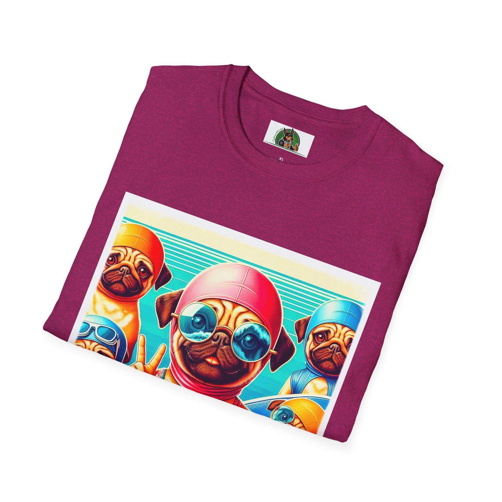 Pugs T-Shirt Printify   