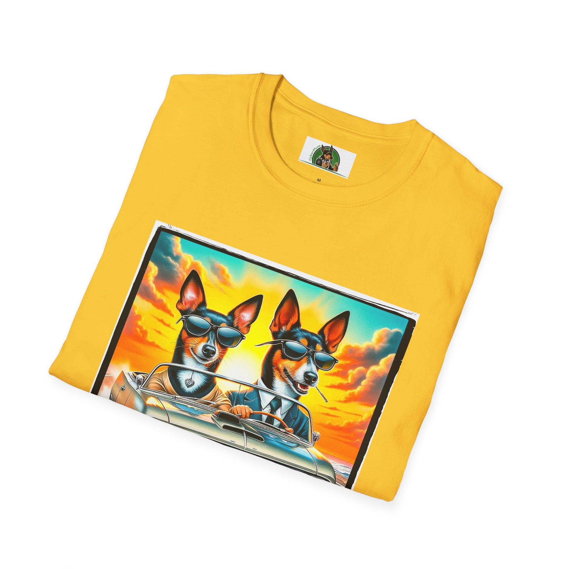 Wacky Rat Terrier T-Shirt T-Shirt Printify   