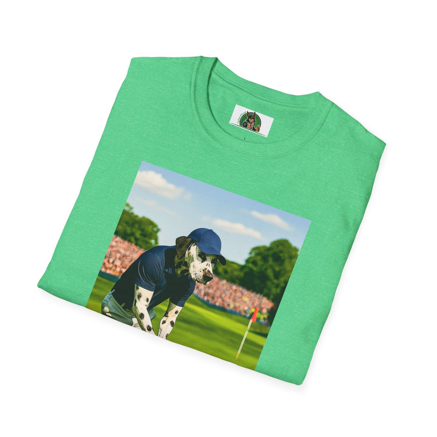Golf Dalmatian Sports T-Shirt