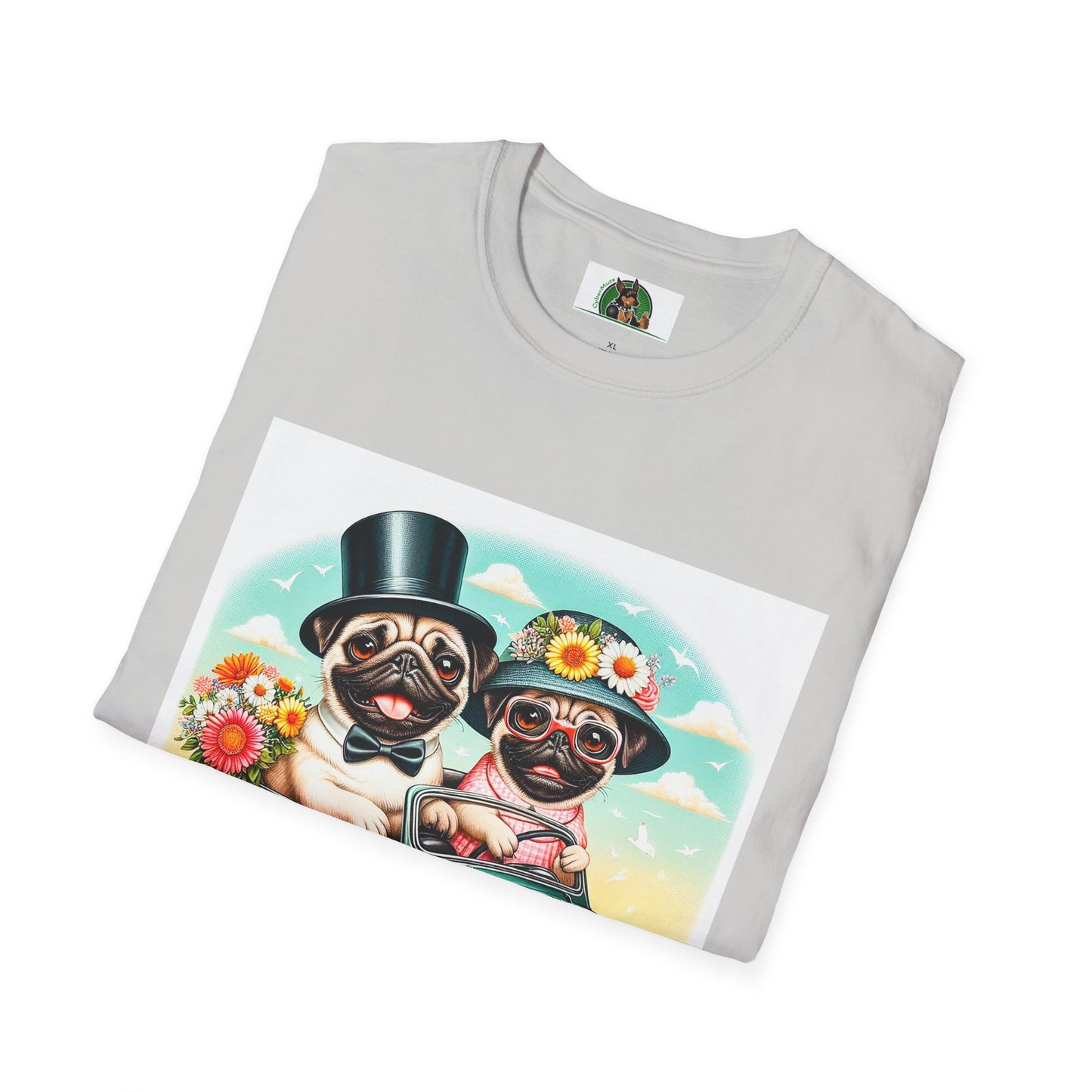 Wacky Pugs T-Shirt Printify   