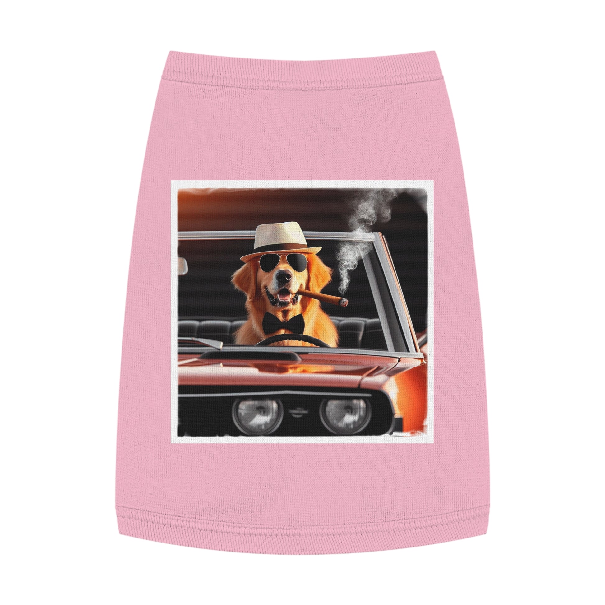 Golden Retriever pet tank top Pets Printify   