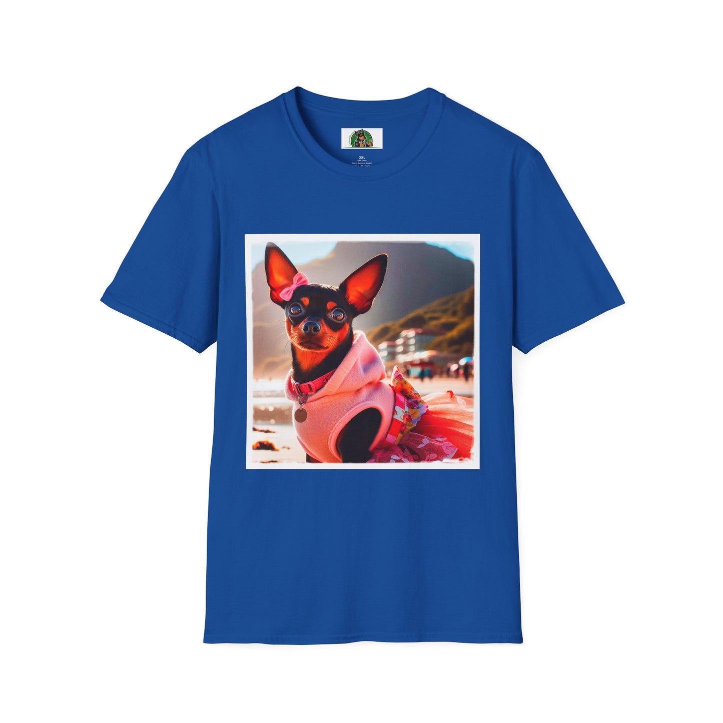 Min Pin T-Shirt T-Shirt Printify XS Royal 