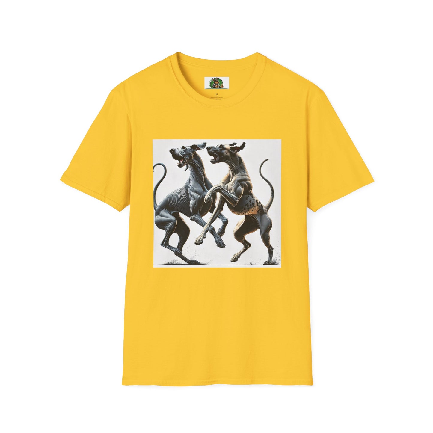 Dancing Great Danes T-Shirt T-Shirt Printify S Daisy