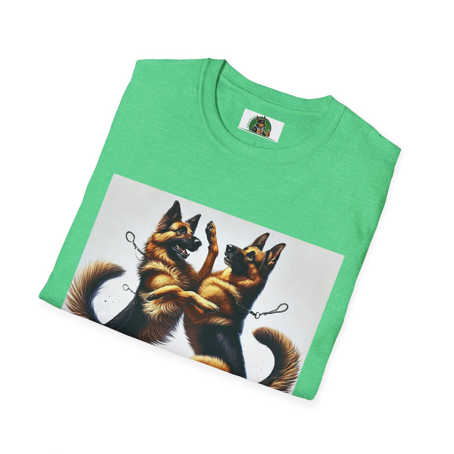 Dancing German Shepherd Unisex T-Shirt