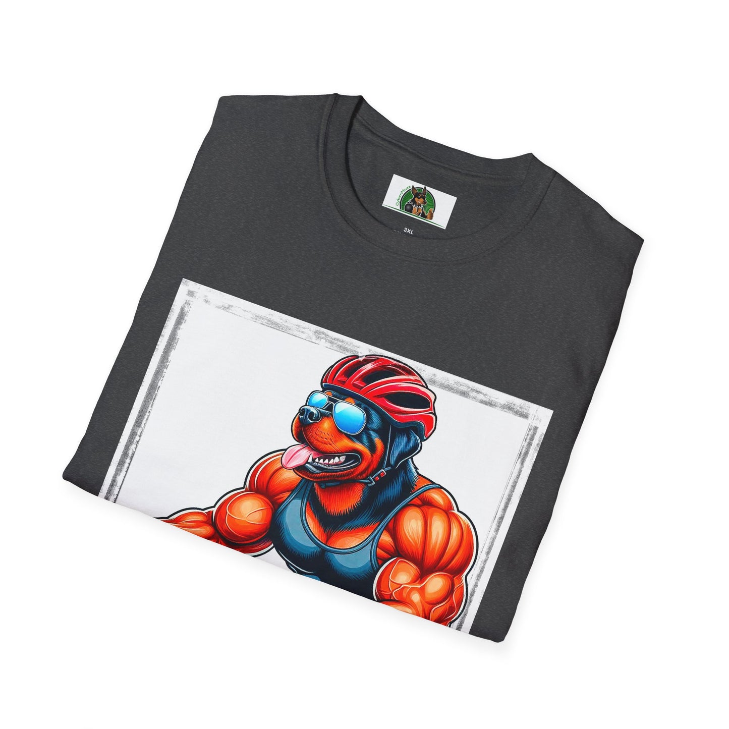 Rottweiler sexy biker T-Shirt Printify