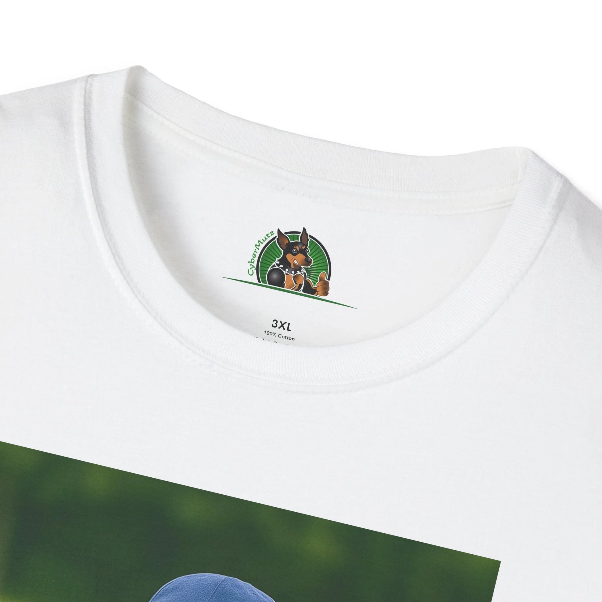 Golden Doodle Playing Golf T-Shirt — Sports Dog Golfing Tee T-Shirt Printify