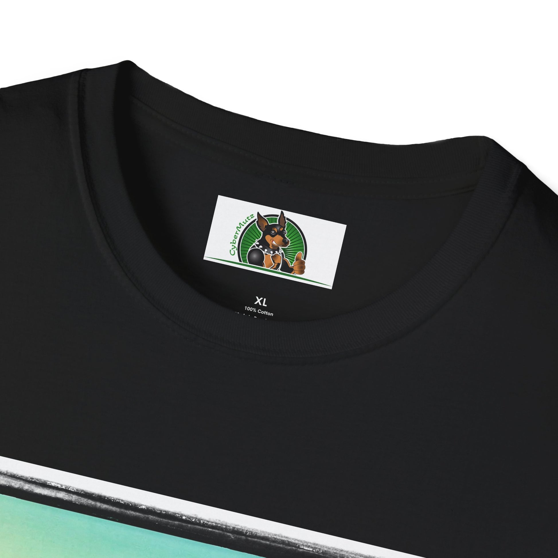 Wacky Australian Shepherd Dog In Mini Truck T-Shirt Printify