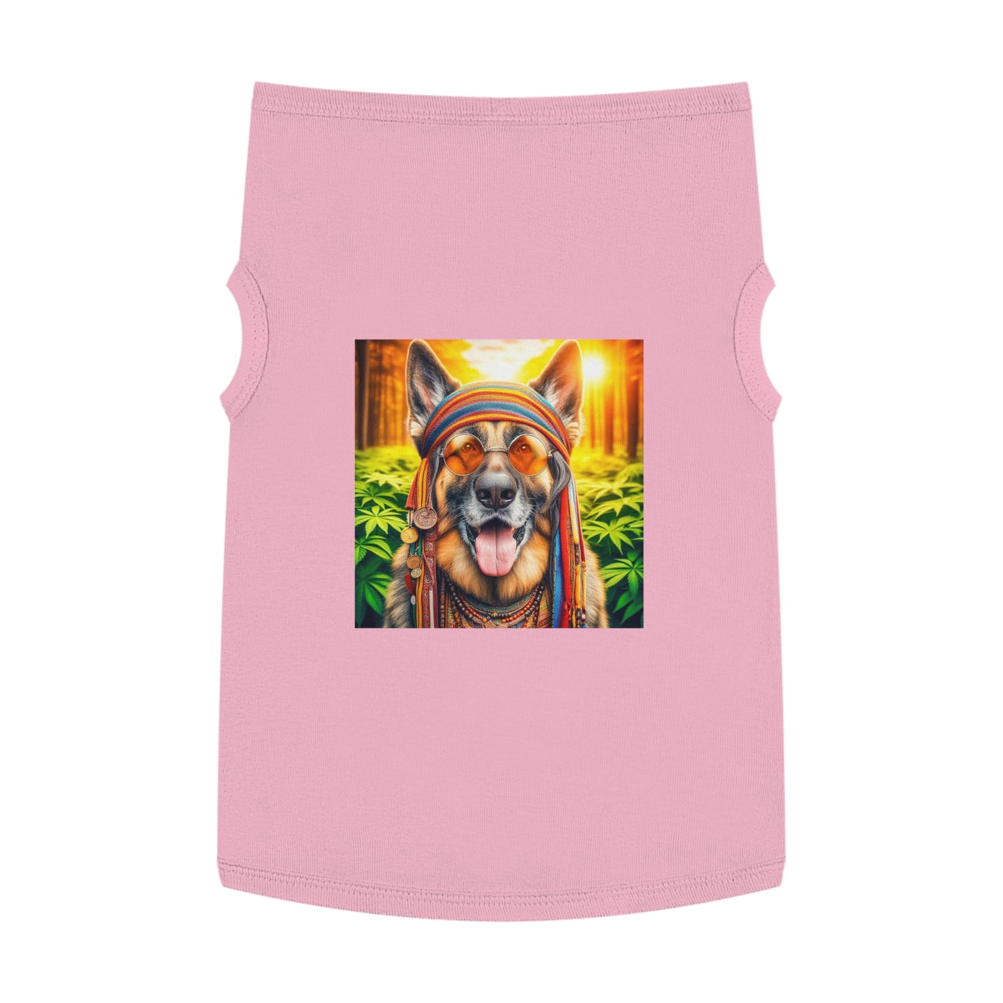 Pet Tank Top German Shepherd Pets Printify XL Pink 