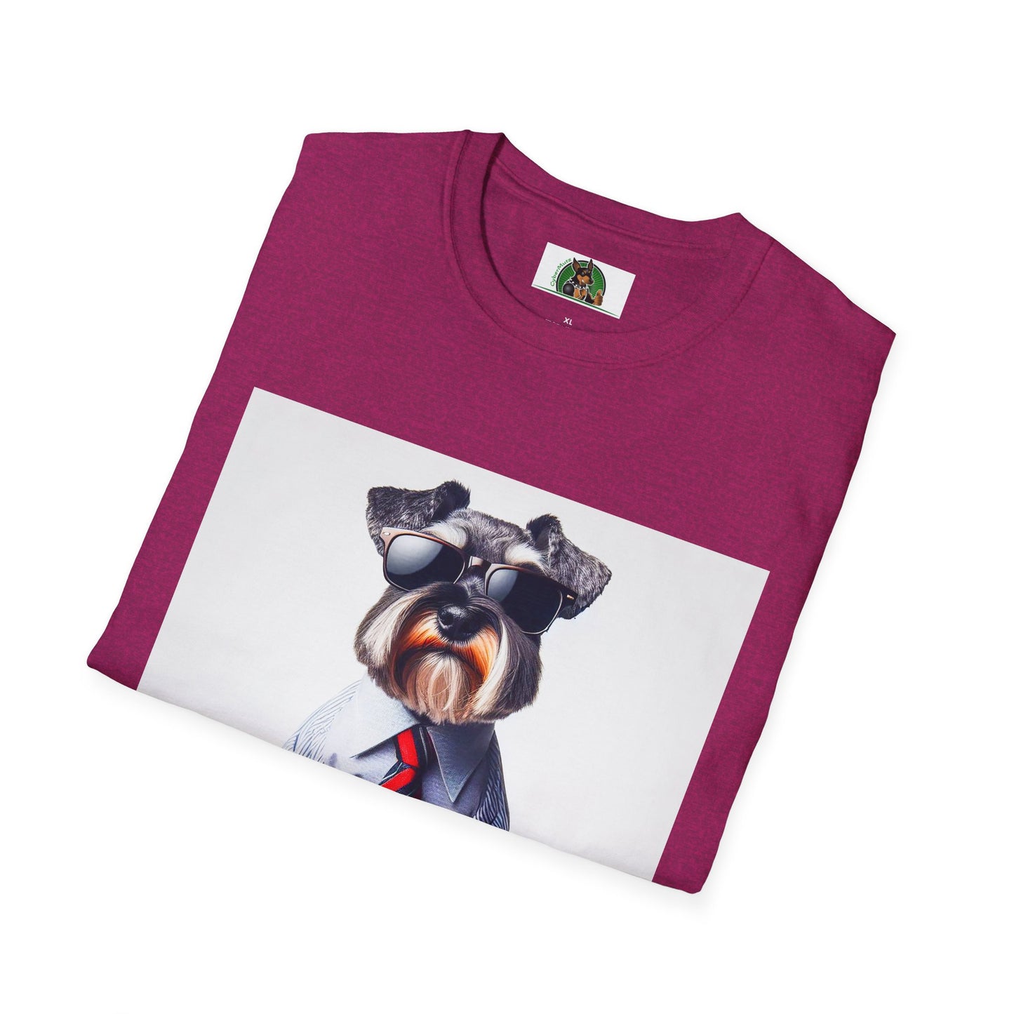 Schnauzer T-Shirt with Miniature Schnauzer Design T-Shirt Printify   